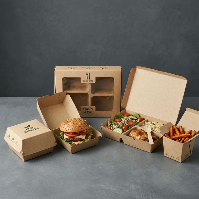 Burger-, Lunch- & Menüboxen