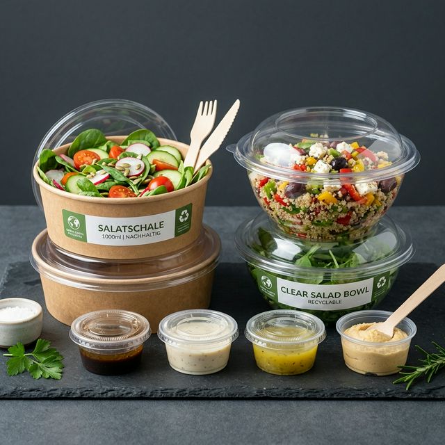 Salatschalen & Dressingbecher